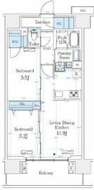 ハビテ本厚木 202 間取り図