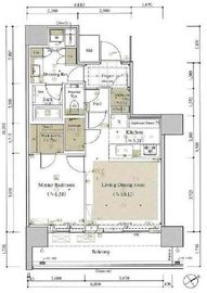 ザ・タワー横浜北仲 8階 間取り図