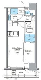 ルフォンプログレ上野御徒町 703 間取り図