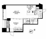 We Will 八丁堀 6F1 間取り図