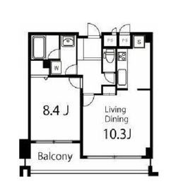 ガーデン杉並方南 410 間取り図
