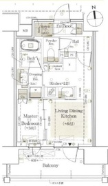 パークホームズ浅草橋 9階 間取り図