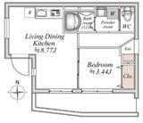 LiveFlat巣鴨 (ライブフラット巣鴨) 402 間取り図