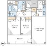 ルフォン飛鳥山 3階 間取り図