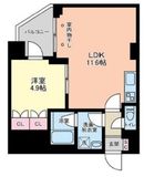 ヴィアーレ四谷 405 間取り図