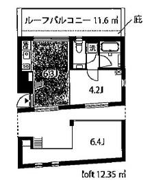 カトレ・コート 303 間取り図