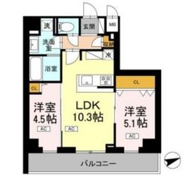 ロイジェント南池袋 303 間取り図