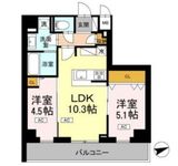 ロイジェント南池袋 403 間取り図