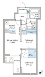 フィカーサ横浜 303 間取り図