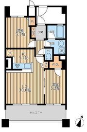 リーフコンフォート新小岩 1001 間取り図