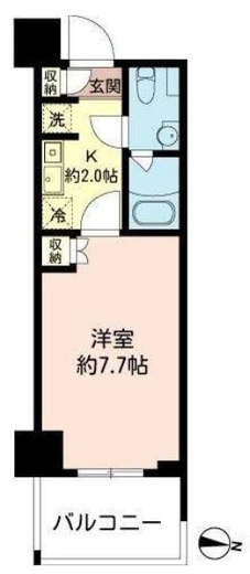 MFPRコート木場公園 513 間取り図
