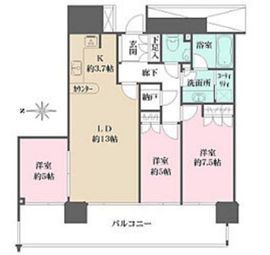 M.M.TOWERS the West (エムエムタワーズ・ザ・ウエスト) 10階 間取り図