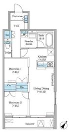 フィカーサ横浜 302 間取り図