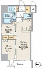 クレストコート池上 1304 間取り図
