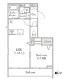 ベレオ三軒茶屋 101 間取り図