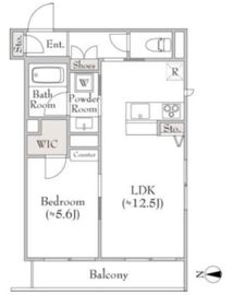 ベレオ三軒茶屋 202 間取り図