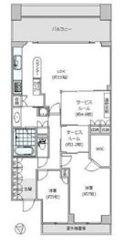 大森プロストシティレジデンス 16階 間取り図