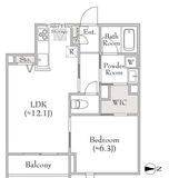 ベレオ三軒茶屋 106 間取り図