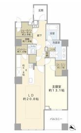 プラウド神宮前 1階 間取り図