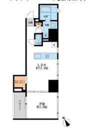 プロスペクトKALON三ノ輪 1001 間取り図