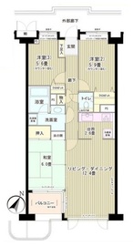 グランフォート目黒 103 間取り図
