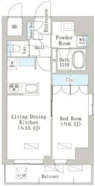グレースティリア 502 間取り図