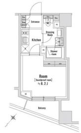 TRACK八丁堀 802 間取り図