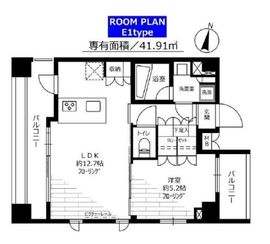 ステージグランデ錦糸町 7階 間取り図