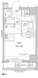 リルシア本所吾妻橋Ⅲ 401 間取り図