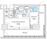 パークタワー向ヶ丘遊園 2211 間取り図