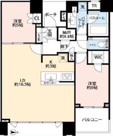 ドゥ・トゥール 35階 間取り図