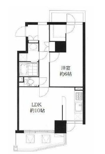レジーナエビス 1007 間取り図