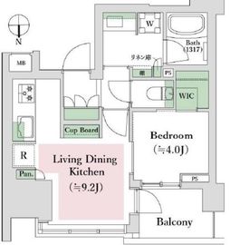 ローレルアイ東中野 11階 間取り図