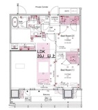 ワテラスタワーレジデンス 35階 間取り図