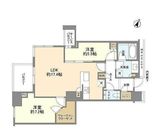 ブランズタワー文京小日向 7階 間取り図