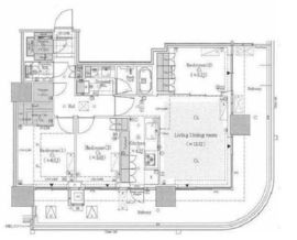 HARUMI FLAG SKYDUO PARK VILLAGE (晴海フラッグ スカイデュオ パークヴィレッジ) 30階 間取り図