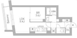 GranDuo荻窪3 401 間取り図