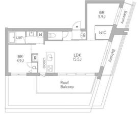 GranDuo荻窪3 304 間取り図