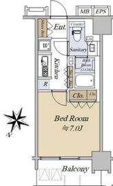 アクシルコート日本橋本町 7階 間取り図