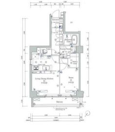 スカイコートヴィスタ隅田公園 5階 間取り図