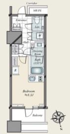 三田ガーデンヒルズ NORTH HILL 8階 間取り図