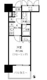 フォンテーヌ芝浦 902 間取り図