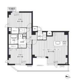 アヴニール元代々木 602 間取り図