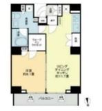 VIOR文京関口 1201 間取り図