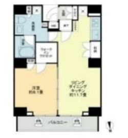 VIOR文京関口 1201 間取り図