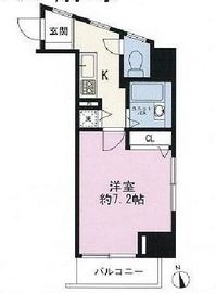 パークウェル麻布 5階 間取り図