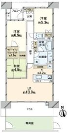 パークホームズ東陽町キャナルアリーナ 1階 間取り図
