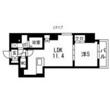 TRADIS秋葉原 1101 間取り図