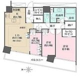 M.M.TOWERS FORESIS (エムエムタワーズフォレシス) 2階 間取り図
