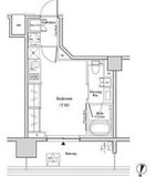 ザ・パークハビオ代々木 606 間取り図
